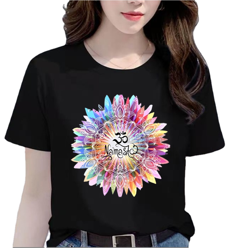 Fitness Yoga Youth - เสื้อยืดแฟชั่นโยคะสำหรับวัยรุ่น ฤดูร้อน เสื้อยืดแขนสั้นสำหรับสาวๆ ออกกำลังกาย เล่นกีฬา ขายดี