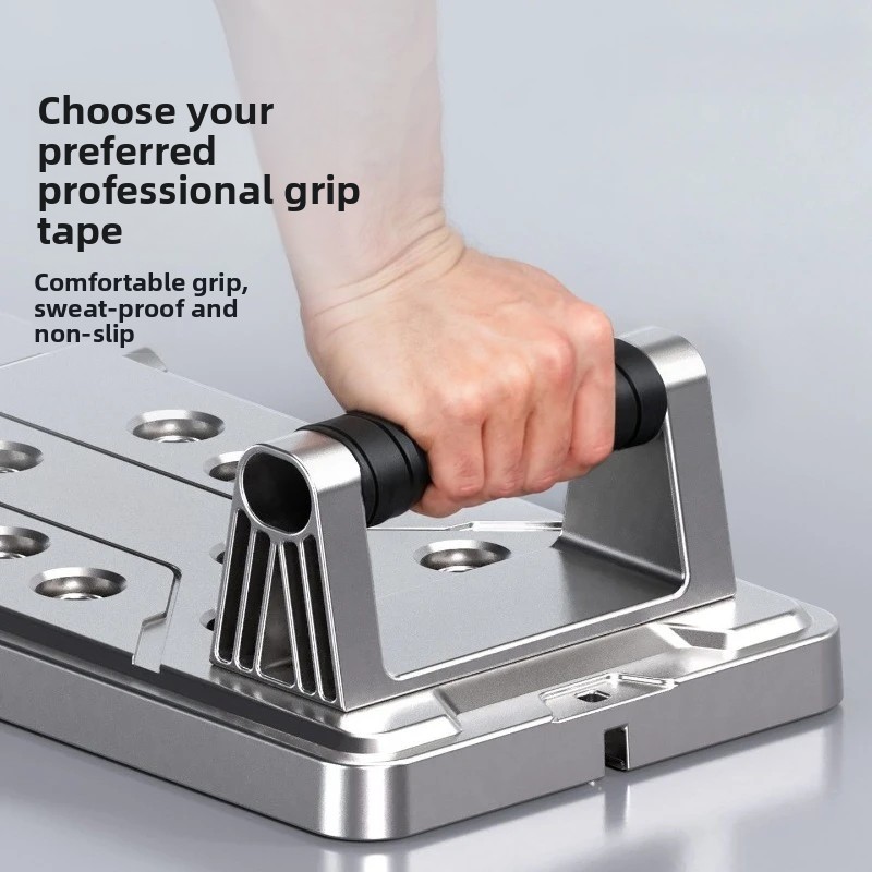 Push Up Board - กระดานวิดพื้นอเนกประสงค์ทำจากอลูมิเนียมอัลลอยด์ แบบพกพา ใช้ในบ้านได้ เหมาะสำหรับการฝึกสร้างกล้ามเนื้อสำหรับผู้ชาย