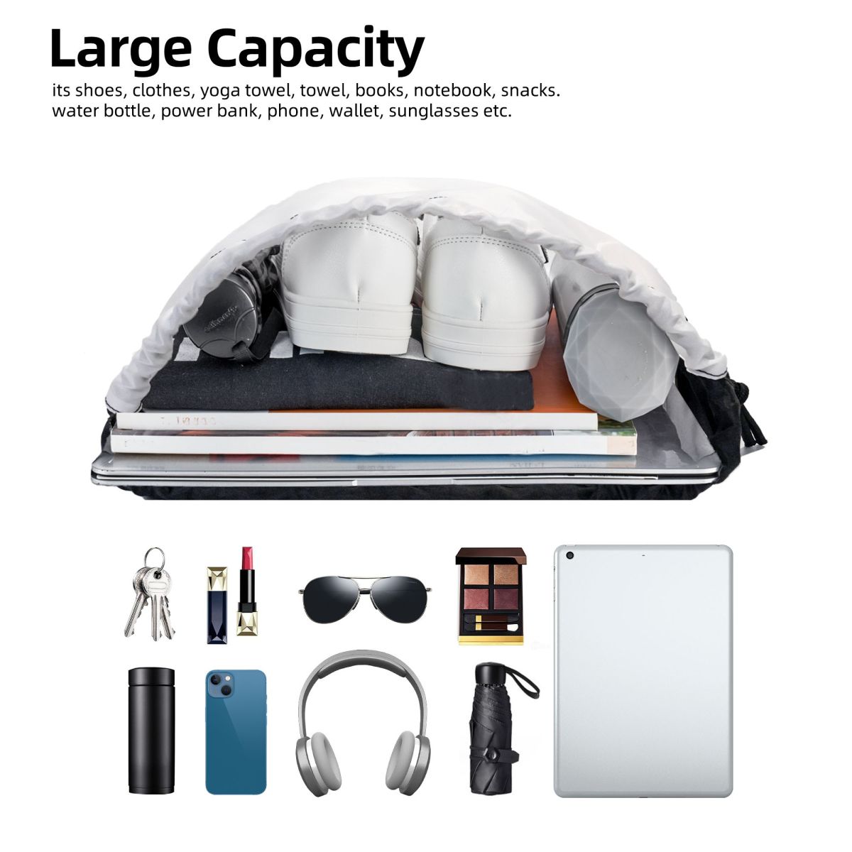 กระเป๋าหูรูดสำหรับคนชอบเล่นเกม - Yoga Fitness Bag บทวิจารณ์และราคา