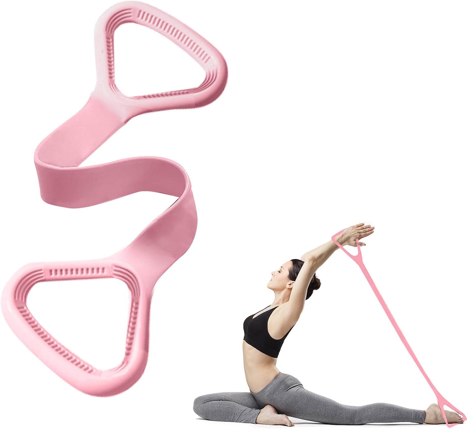 ยางยืดออกกำลังกายรูปเลข 8 พร้อ - Figure 8 Resistance Band บทวิจารณ์และราคา