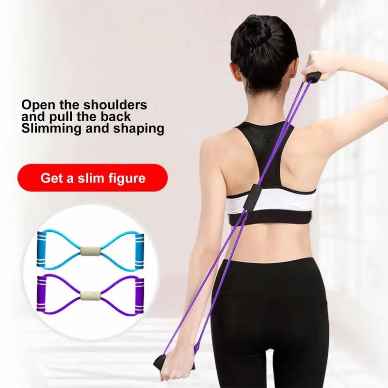 สายรัดออกกำลังกายแบบมีด้ามจับ  - Figure 8 Resistance Band บทวิจารณ์และราคา