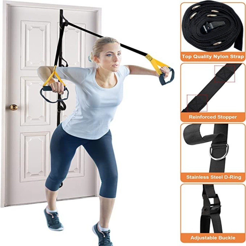 สายรัดยึดประตูสำหรับออกกำลังกา - Battle Rope Exercise บทวิจารณ์และราคา
