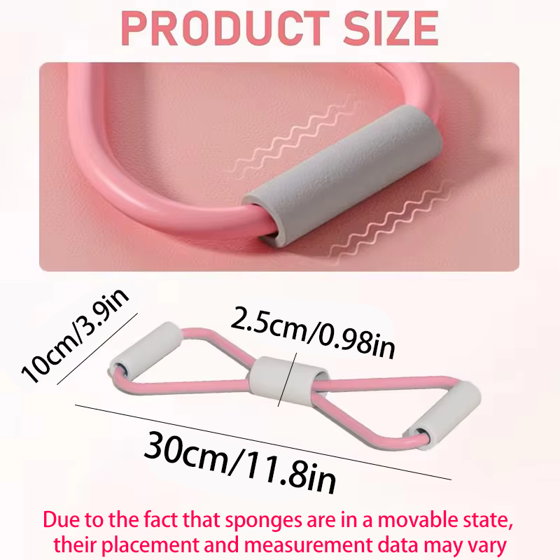 สายยางยืดออกกำลังกายแบบพกพา 1  - Figure 8 Resistance Band บทวิจารณ์และราคา