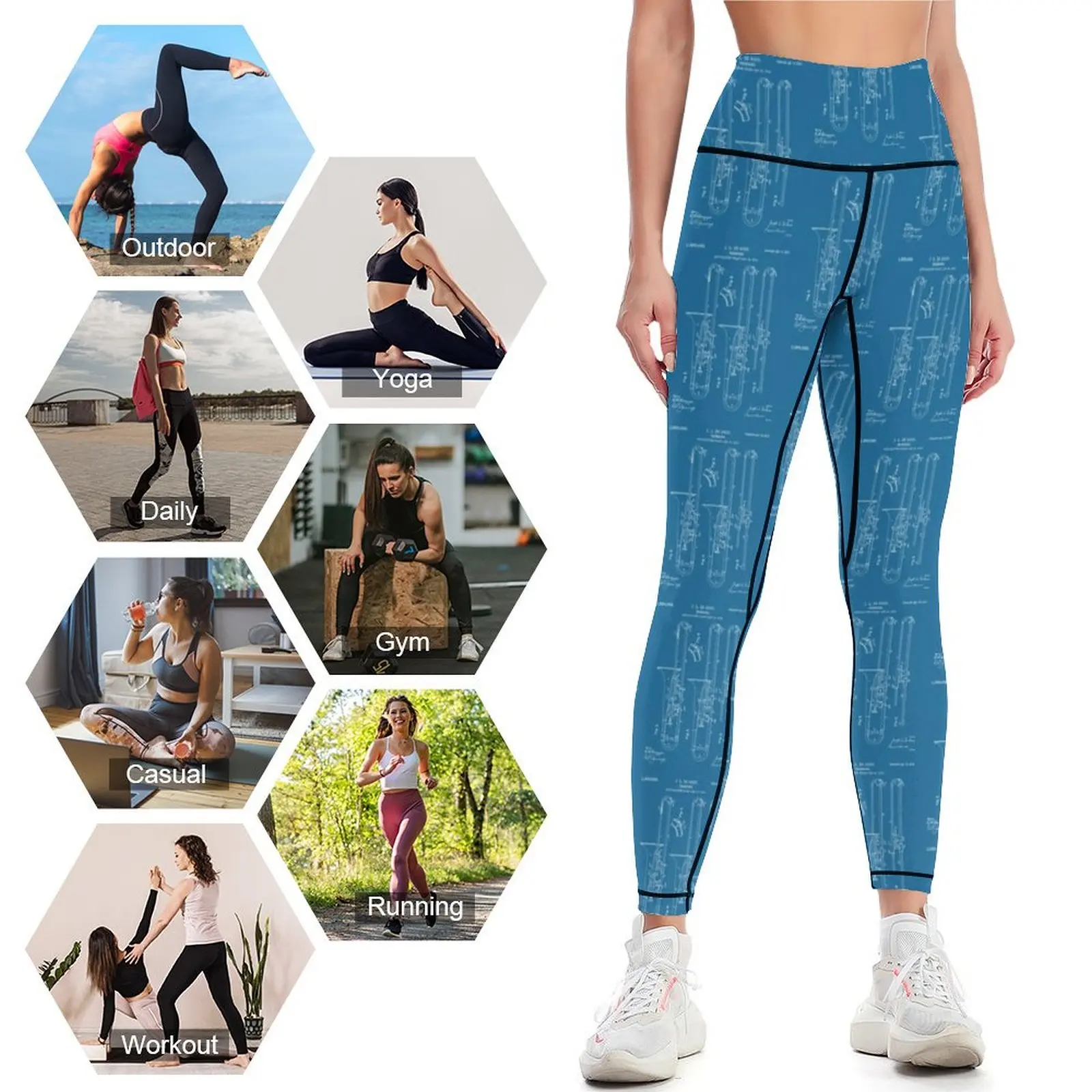 ภาพวาดสิทธิบัตรทรอมโบน - เลกกิ - Yoga Fitness Drawing บทวิจารณ์และราคา
