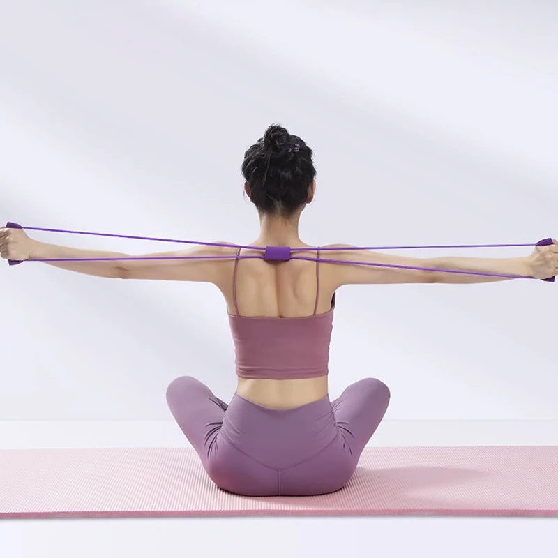สายยางยืดโยคะ 8 แบบสำหรับออกกำ - Figure 8 Resistance Band บทวิจารณ์และราคา