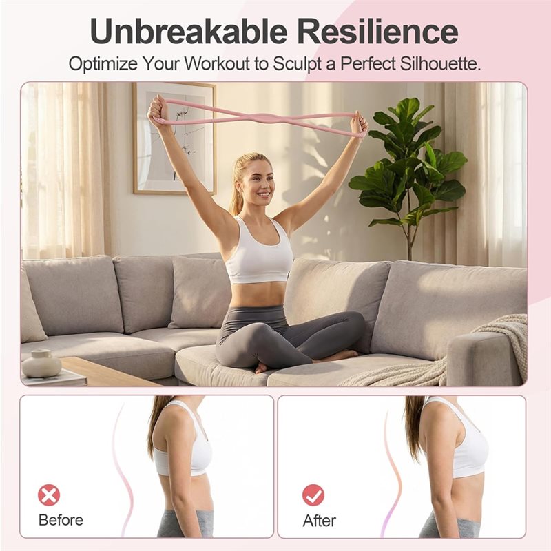 ลาลา สายรัดออกกำลังกายรูปเลข 8 - Figure 8 Resistance Band บทวิจารณ์และราคา