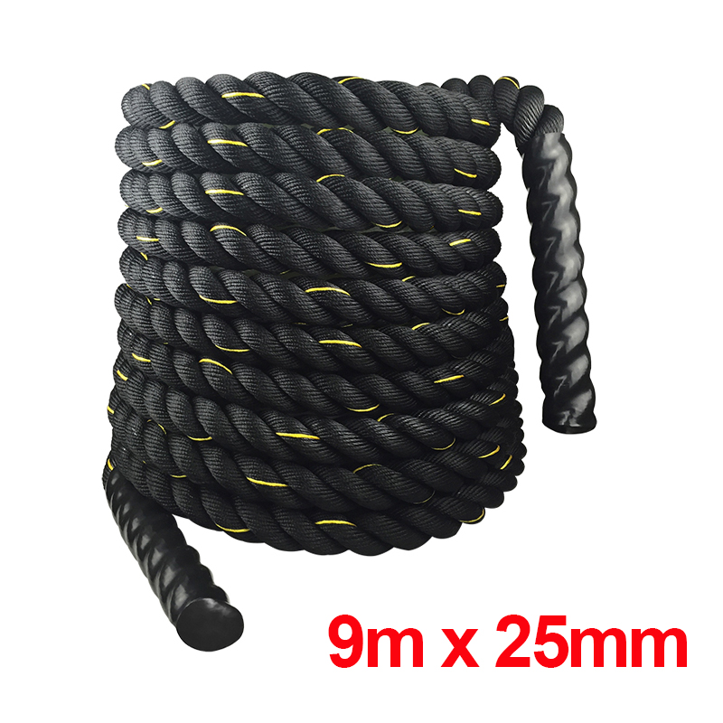 เชือกออกกำลังกาย 9M/12M/15M สำ - Battle Rope Exercise บทวิจารณ์และราคา