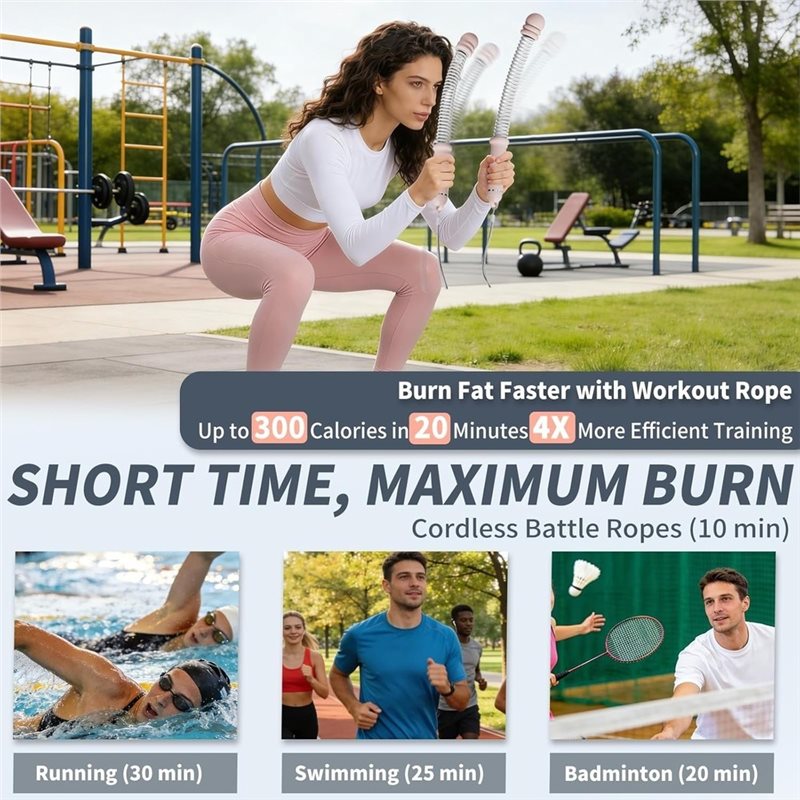 เชือกออกกำลังกาย A64T-Ropeless - Battle Rope Exercise บทวิจารณ์และราคา